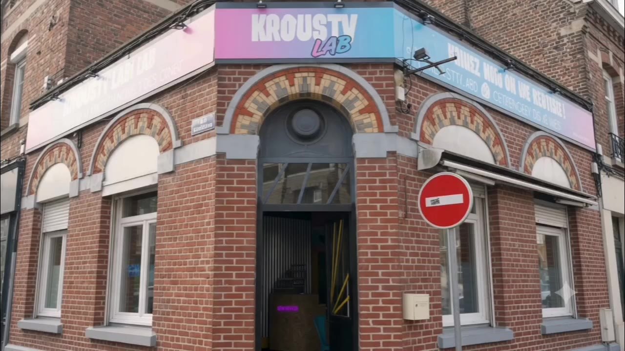 Devanture du restaurant Krousty Lab, 98 rue Léon Gambetta à Haubourdin