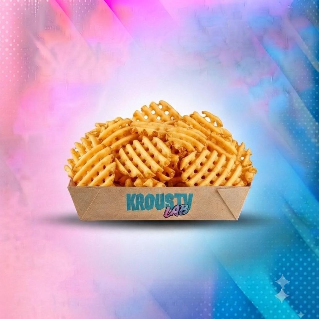 Frites gaufrettes Krousty Lab