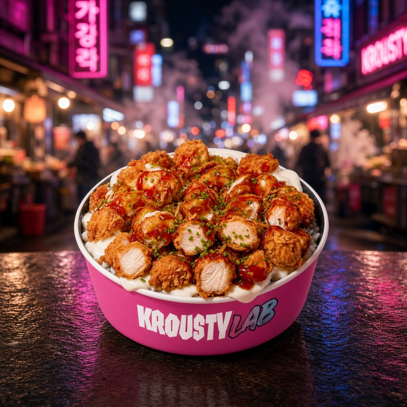 Krousty à emporter — riz thaï et poulet croustillant, Krousty Lab Haubourdin